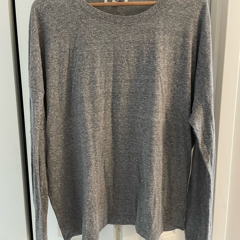 Madewell River and Thread Heather long sleeve Tee XL